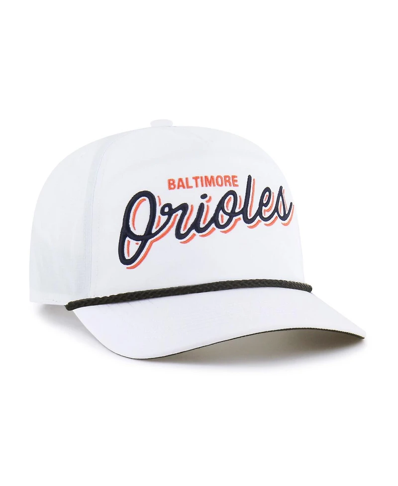 '47 Brand Men's White Baltimore Orioles Brrr Fairway Hitch Adjustable Hat