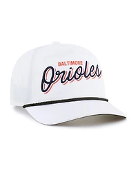 '47 Brand Men's White Baltimore Orioles Brrr Fairway Hitch Adjustable Hat
