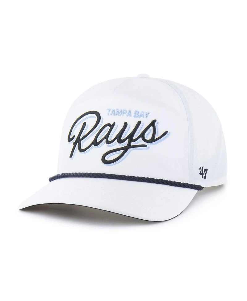 '47 Brand Men's White Tampa Bay Rays Brrr Fairway Hitch Adjustable Hat