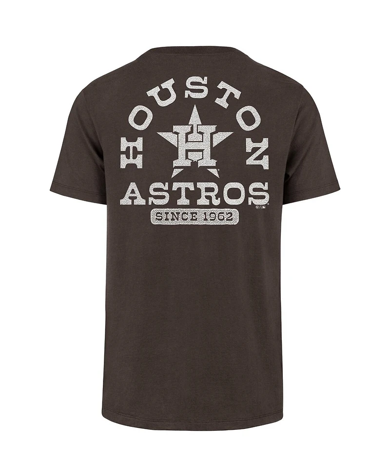 '47 Brand Men's Brown Houston Astros Back Canyon Franklin T-Shirt