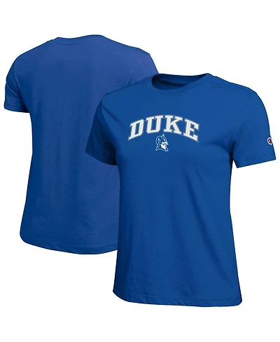 Champion Women's Royal Duke Blue Devils Arched Over Logo T-Shirt