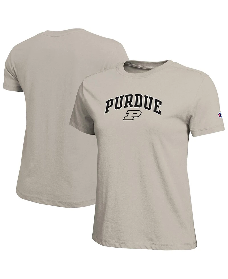 Champion Women's Gold Purdue Boilermakers Arched Over Logo T-Shirt