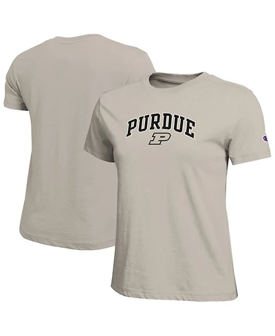 Champion Women's Gold Purdue Boilermakers Arched Over Logo T-Shirt