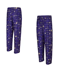 Concepts Sport Men's Purple Baltimore Ravens Mosaic All Over Print Pants