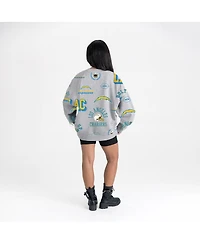 Gameday Couture Women's Heather Gray Los Angeles Chargers Always On Repeat Fleece Sweatshirt