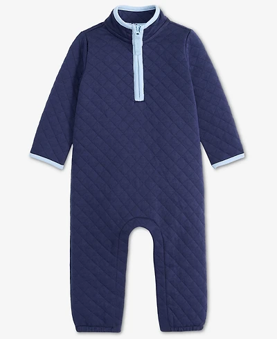 First Impressions Baby Boys Quilted Double-Knit Coverall, Macy's Exclusive