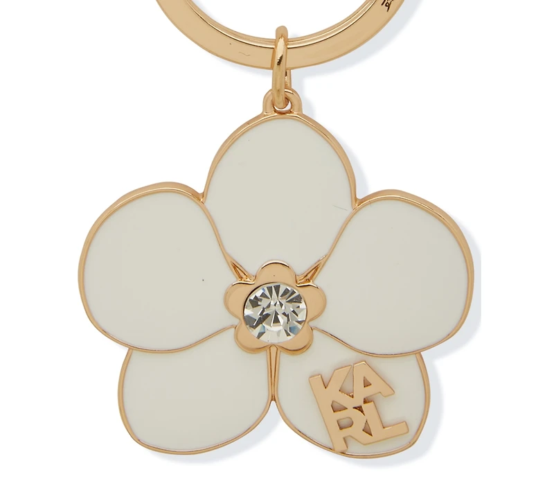 Karl Lagerfeld Paris Orchid Charm Bag Keychain