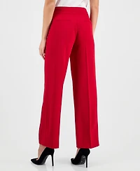 Kasper Women's High Rise Wide-Leg Pants