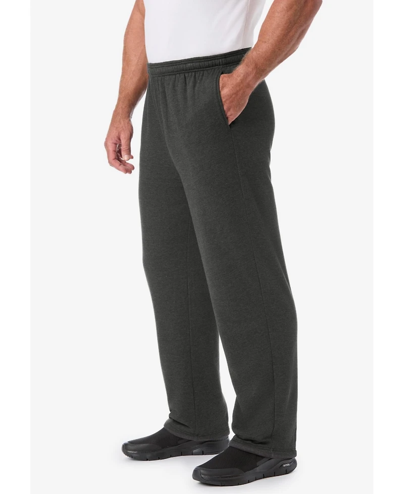 KingSize Big & Tall Sherpa Lined Full Elastic Sweatpants