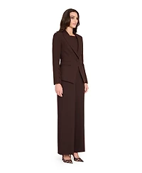 Tahari Asl Women's Mid-Rise Wide Leg Pants