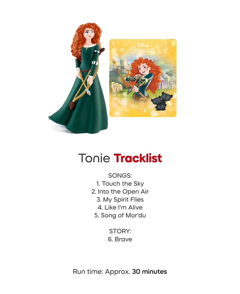 Tonies Dropship 4-Pack Disney Brave, Pocahontas, Princess The Frog, Mulan