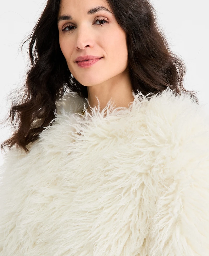 On 34th Women's Solid Faux-Fur Completer Jacket, Macy's Exclusive