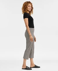 Jm Collection Women's Printed Rivet Capri Pants, Macy's Exclusive