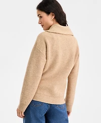 On 34th Women's Collared Button Pullover Sweater, Macy's Exclusive