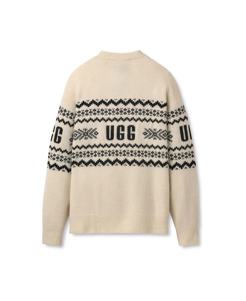 Ugg Women's Kaelan Long Sleeve Fair Isle Knit Sweater