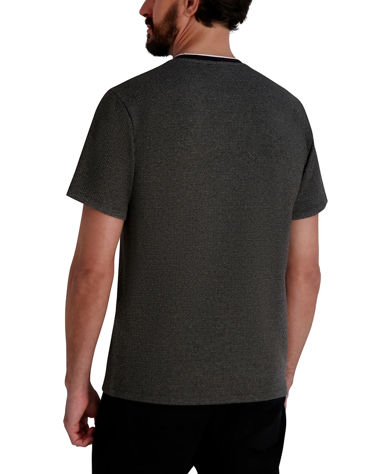 Karl Lagerfeld Paris Men's Textured T-Shirt