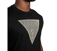Guess Triangle Logo Short Sleeve Crewneck T-Shirt