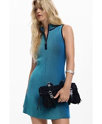 Desigual Women's Vertical striped dress