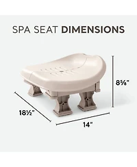 Intex PureSpa Slip Resisting Inflatable Removable Hot Tub Seat Spa Accessory