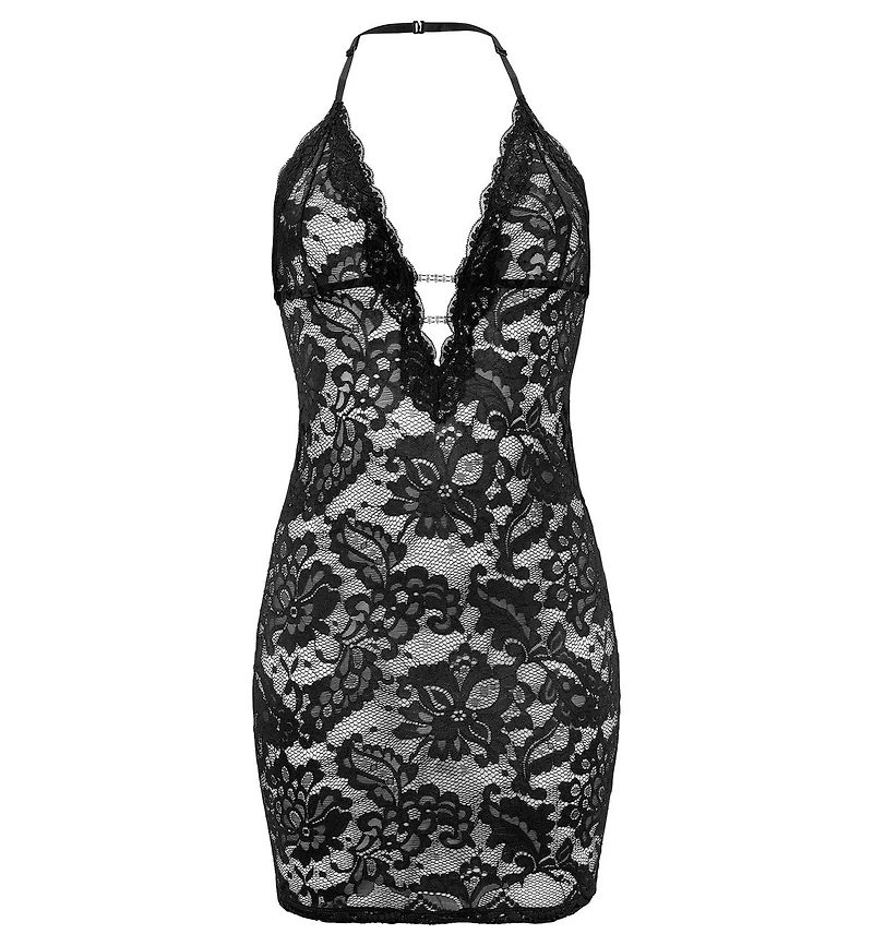 Lascana Women's Lace Halter Negligee