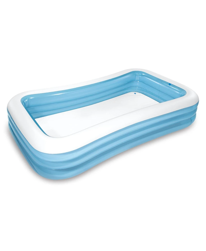 Intex Swim Center Family Backyard Inflatable Kiddie Swimming Pool, Color Varies