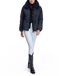 Julia & Stella by Maximilian Women's Fur-Trimmed Puffer
