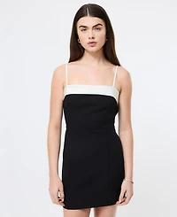 French Connection Women's Azra Twill Sleeveless Mini Dress