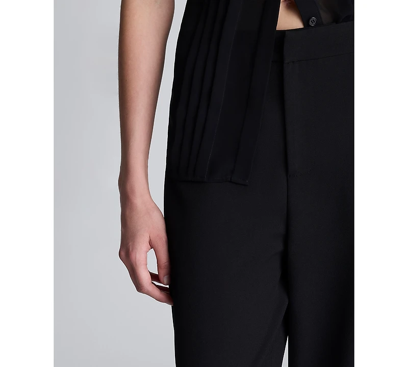 Kenneth Cole Women's Wide Leg High Rise Pants