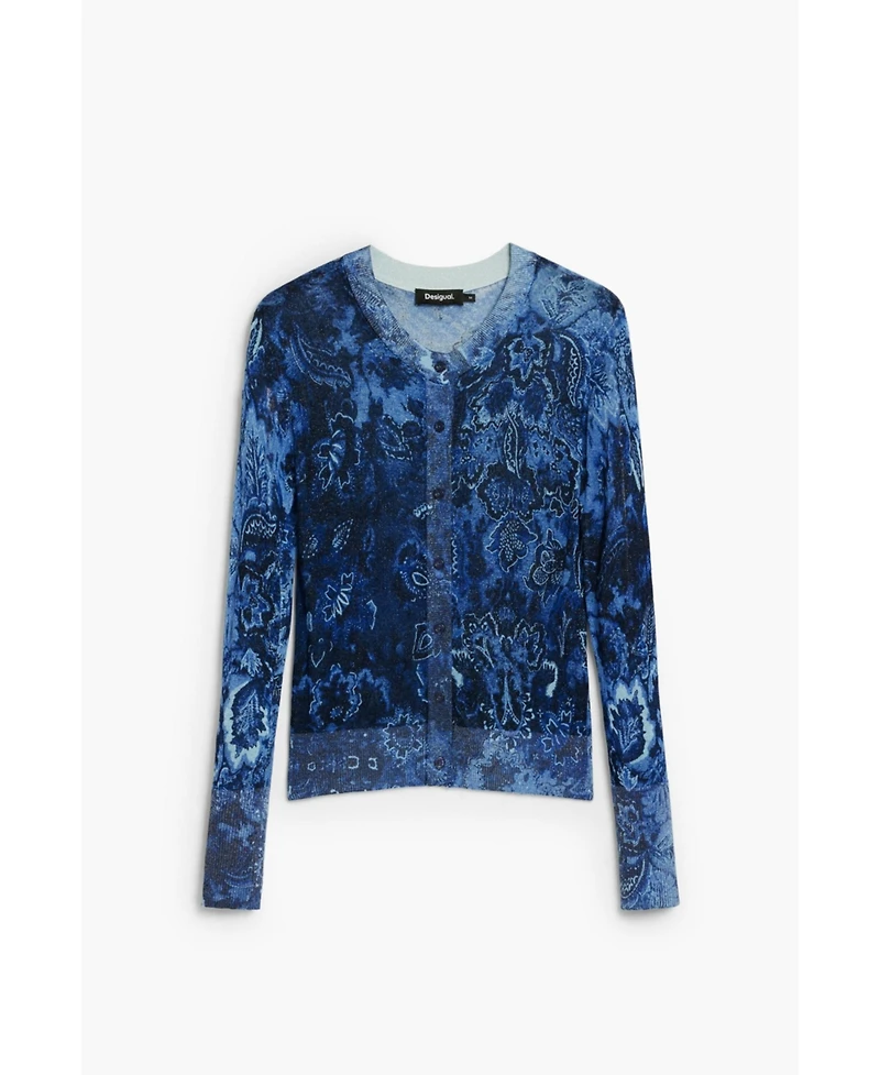 Desigual Women's Shiny button sweater