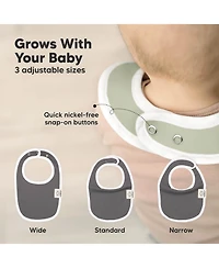 KeaBabies 8pk Baby Bibs for Boy, Drool Bib Boys and Girls, Infant Teething