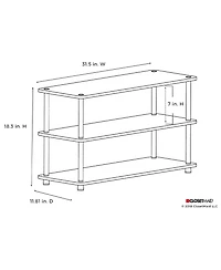 ClosetMaid 501500 3-Tier Shoe Organizer for 12 Pairs of Shoes, Cherry Finish