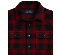 Polo Ralph Lauren Boys 8-20 Flannel Long Sleeve Shirt Jacket