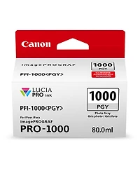 Canon 3 Pack Pfi-1000PG Photo Gray Lucia Pro ink for imagePROGRAF Pro-1000