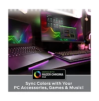 Monster 10 Ft. Sound Reactive Color Flow Indoor Led Light Strip with Razer Chroma Smart Sync