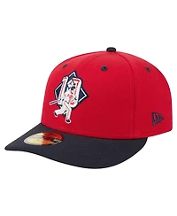 New Era Men's Chipper Jones Red Atlanta Braves 59FIFTY Fitted Hat