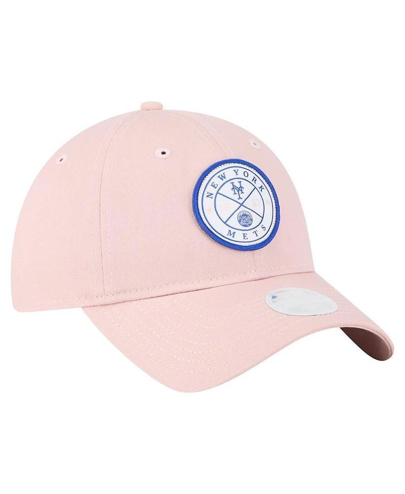 New Era Women's Pink New York Mets Bloom 9TWENTY Adjustable Hat