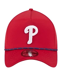 New Era Men's Red Philadelphia Phillies 39THIRTY A-Frame Perforated Flex Hat
