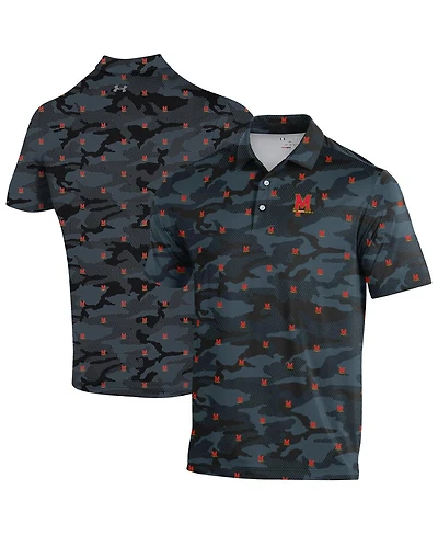 Under Armour Men's Maryland Terrapins Gameday ArmourFuse Polo Shirt