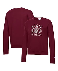 Champion Women's Maroon Texas A&M Aggies Ol' Sarge Fleece Crewneck Pullover Sweatshirt