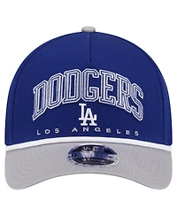 New Era Men's Royal/Gray Los Angeles Dodgers Arch 9FORTY A-Frame M-Crown Adjustable Hat