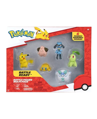 Pokemon Battle Figures 6-Pack Action Figure Set