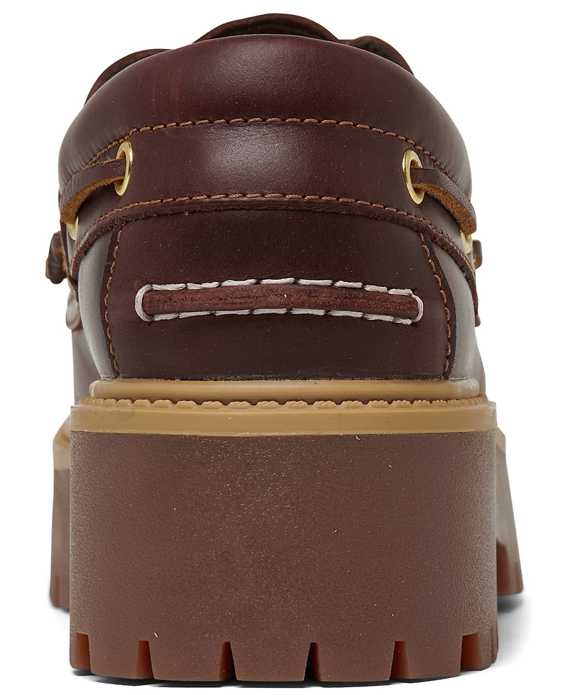 Timberland Women's Stone Street Premium Platform Boat Shoes from Finish Line