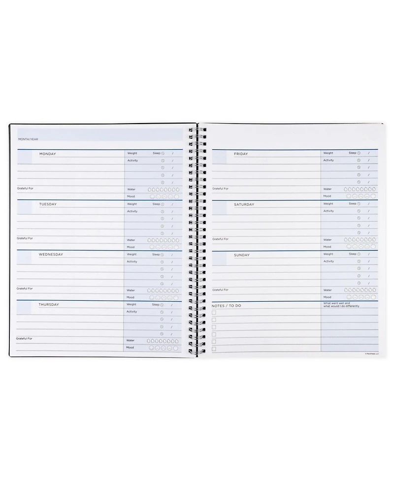 See It Bigger Large Wellness Monthly Weekly Perpetual Planner