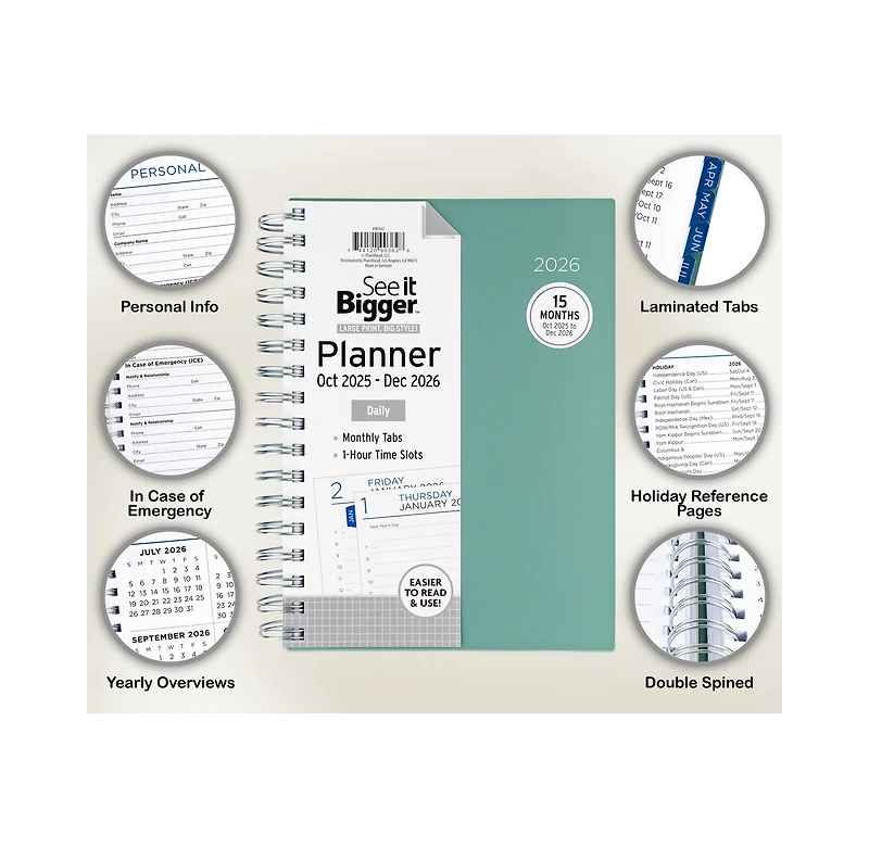 See it Bigger Daily Planner
