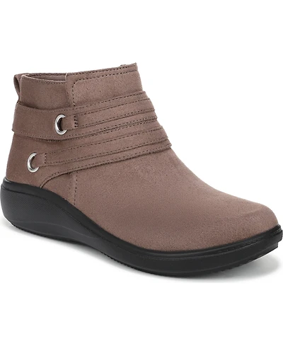 LifeStride Women's Brave Zipper Ankle Booties