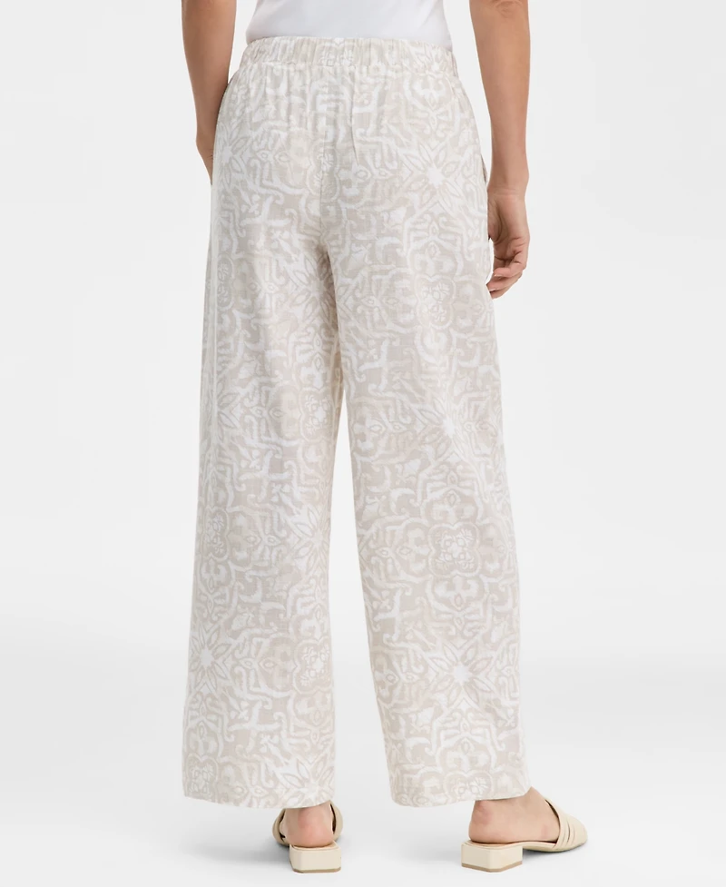 Jm Collection Women's Printed Pull-On Pants, Macy's Exclusive