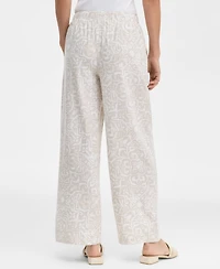 Jm Collection Women's Printed Pull-On Pants, Macy's Exclusive