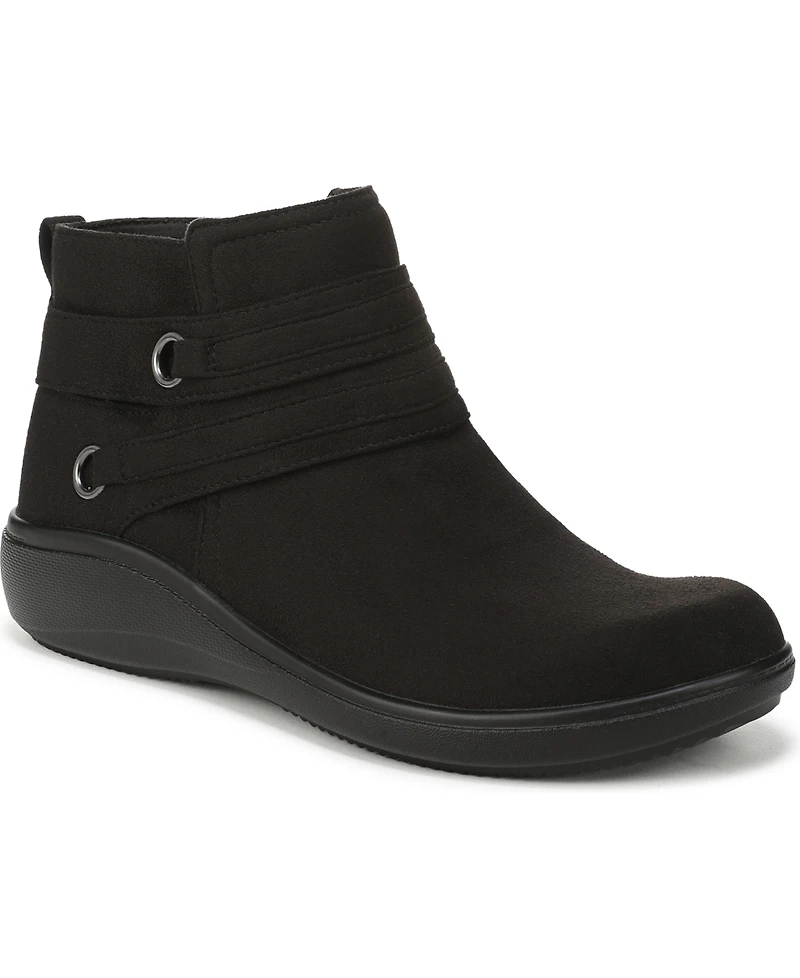 LifeStride Women's Brave Zipper Ankle Booties
