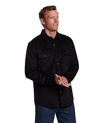 Weatherproof Vintage Men's Faux Suede Overshirt