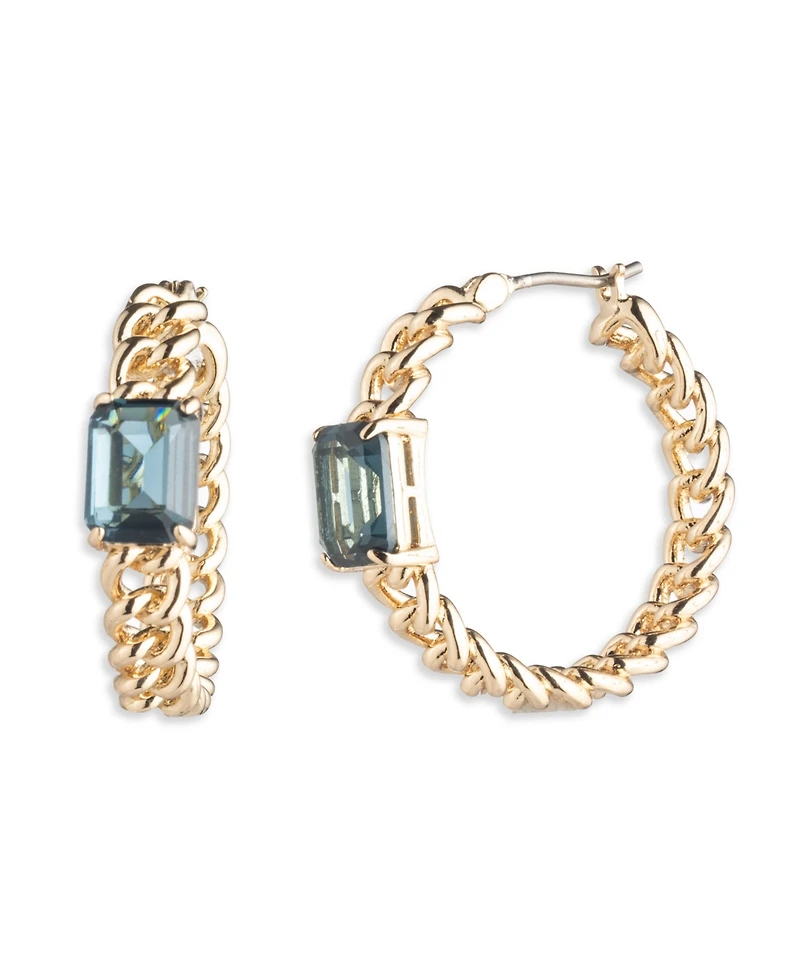 Lauren Ralph Lauren Gold-Tone Hoop Earrings